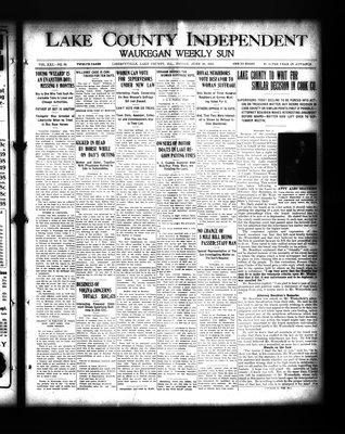 Lake County Independent and Waukegan Weekly Sun, 20 Jun 1913