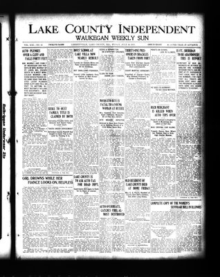 Lake County Independent and Waukegan Weekly Sun, 18 Jul 1913