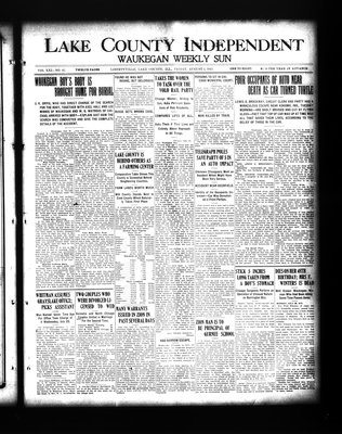 Lake County Independent and Waukegan Weekly Sun, 1 Aug 1913