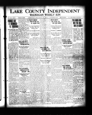 Lake County Independent and Waukegan Weekly Sun, 19 Sep 1913