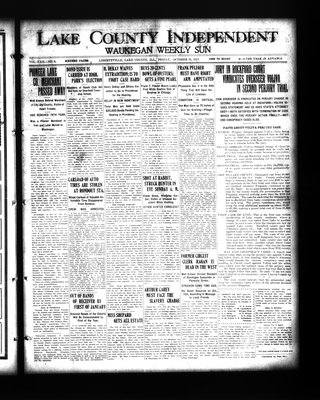 Lake County Independent and Waukegan Weekly Sun, 31 Oct 1913