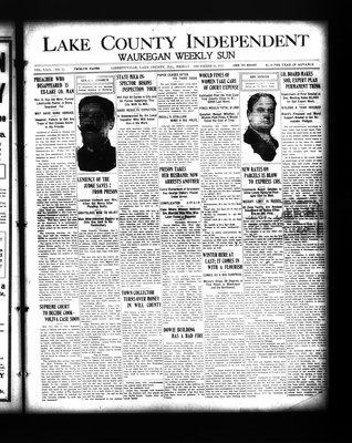 Lake County Independent and Waukegan Weekly Sun, 12 Dec 1913