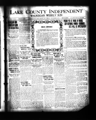 Lake County Independent and Waukegan Weekly Sun, 26 Dec 1913