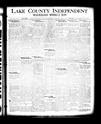 Lake County Independent and Waukegan Weekly Sun, 11 Feb 1910