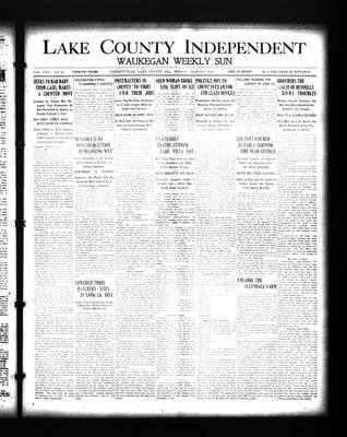 Lake County Independent and Waukegan Weekly Sun, 6 Mar 1914