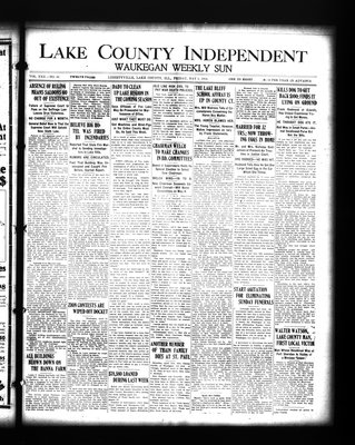 Lake County Independent and Waukegan Weekly Sun, 1 May 1914