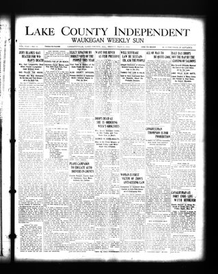 Lake County Independent and Waukegan Weekly Sun, 15 May 1914