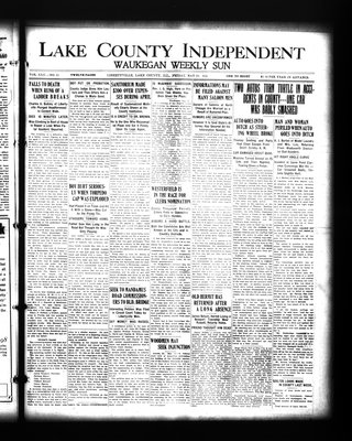 Lake County Independent and Waukegan Weekly Sun, 22 May 1914