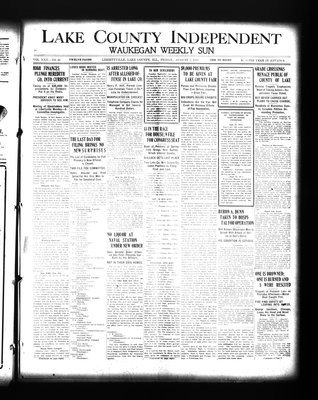 Lake County Independent and Waukegan Weekly Sun, 7 Aug 1914