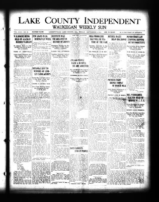 Lake County Independent and Waukegan Weekly Sun, 4 Sep 1914