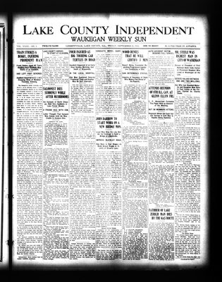 Lake County Independent and Waukegan Weekly Sun, 25 Sep 1914