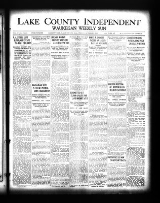 Lake County Independent and Waukegan Weekly Sun, 2 Oct 1914