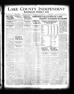 Lake County Independent and Waukegan Weekly Sun, 9 Oct 1914