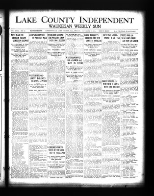 Lake County Independent and Waukegan Weekly Sun, 11 Dec 1914