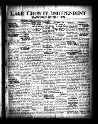 Lake County Independent and Waukegan Weekly Sun, 1 Jan 1915