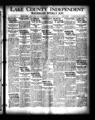 Lake County Independent and Waukegan Weekly Sun, 12 Mar 1915