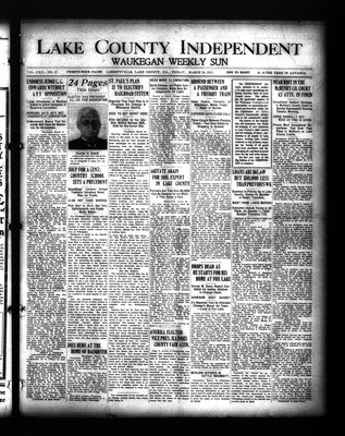 Lake County Independent and Waukegan Weekly Sun, 26 Mar 1915