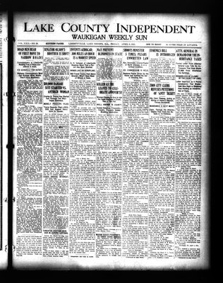 Lake County Independent and Waukegan Weekly Sun, 9 Apr 1915