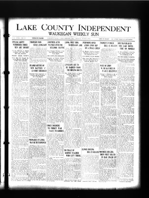 Lake County Independent and Waukegan Weekly Sun, 4 Jun 1915