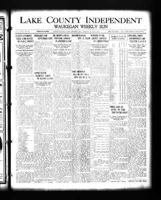 Lake County Independent and Waukegan Weekly Sun, 11 Jun 1915