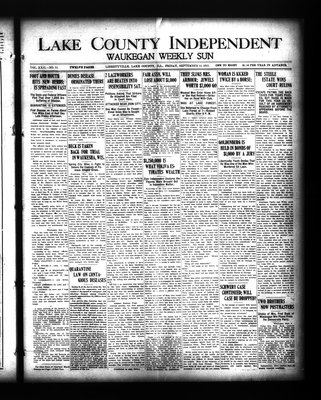 Lake County Independent and Waukegan Weekly Sun, 10 Sep 1915