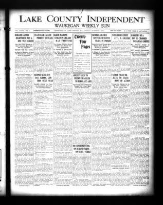 Lake County Independent and Waukegan Weekly Sun, 1 Oct 1915