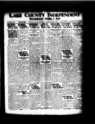 Lake County Independent and Waukegan Weekly Sun, 15 Oct 1915