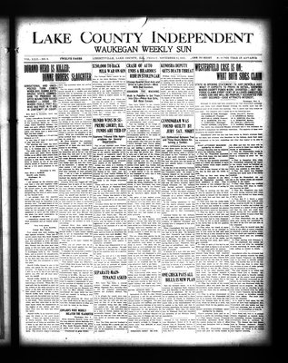 Lake County Independent and Waukegan Weekly Sun, 12 Nov 1915