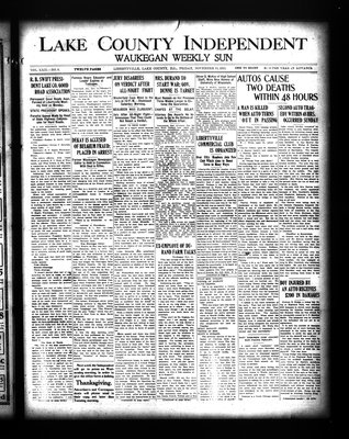 Lake County Independent and Waukegan Weekly Sun, 19 Nov 1915