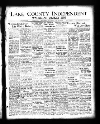 Lake County Independent and Waukegan Weekly Sun, 28 Jan 1916