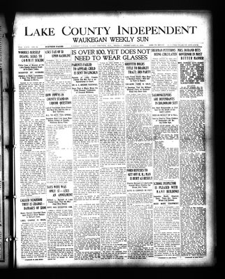 Lake County Independent and Waukegan Weekly Sun, 11 Feb 1916