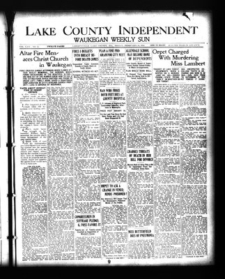 Lake County Independent and Waukegan Weekly Sun, 18 Feb 1916