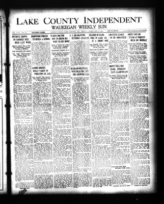 Lake County Independent and Waukegan Weekly Sun, 25 Feb 1916