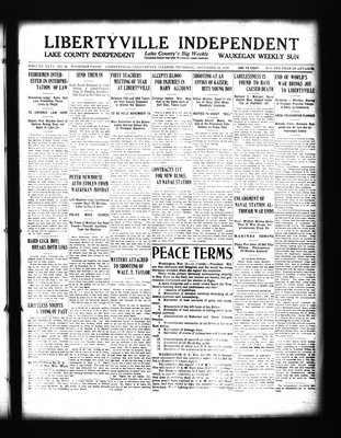 Libertyville Independent, 14 Nov 1918