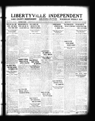 Libertyville Independent, 20 Nov 1919