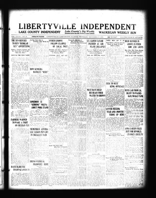 Libertyville Independent, 27 Nov 1919