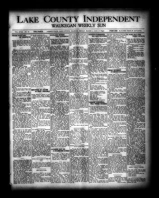 Lake County Independent and Waukegan Weekly Sun, 4 Mar 1910