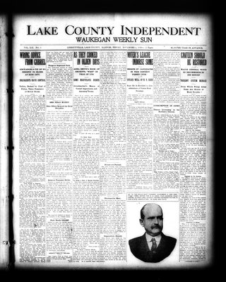 Lake County Independent and Waukegan Weekly Sun, 4 Nov 1910