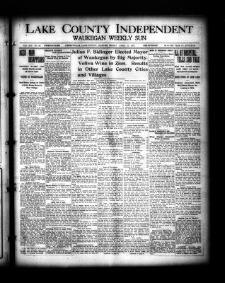 Lake County Independent and Waukegan Weekly Sun, 21 Apr 1911