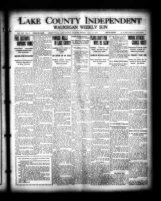 Lake County Independent and Waukegan Weekly Sun, 12 May 1911