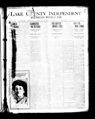 Lake County Independent and Waukegan Weekly Sun, 10 Nov 1911