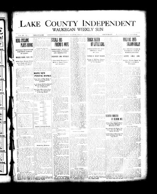 Lake County Independent and Waukegan Weekly Sun, 17 Nov 1911