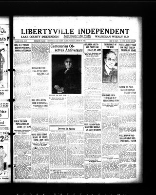 Libertyville Independent, 29 Jan 1920