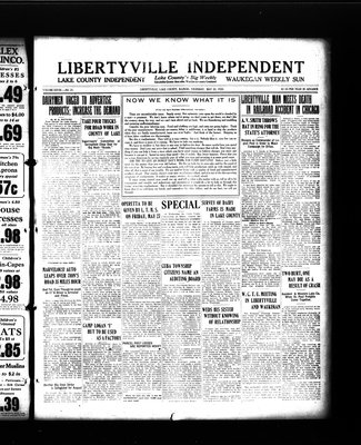 Libertyville Independent, 20 May 1920