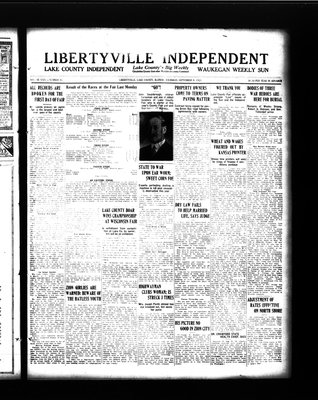 Libertyville Independent, 8 Sep 1921