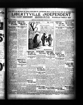 Libertyville Independent, 29 Dec 1921