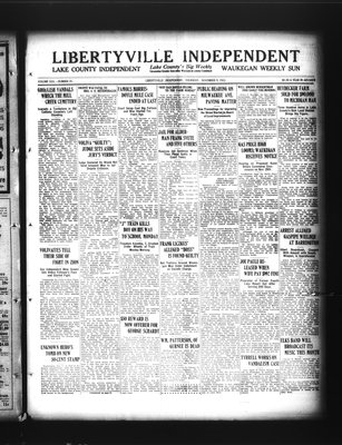 Libertyville Independent, 9 Nov 1922