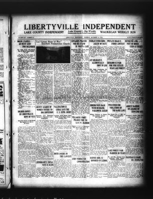 Libertyville Independent, 16 Nov 1922