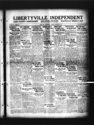 Libertyville Independent, 30 Nov 1922