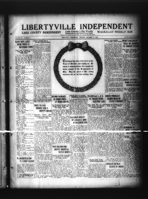 Libertyville Independent, 21 Dec 1922